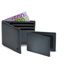 Lapis Bard Gift Set Torque Ballpoint Pen with Ducorium Graphite Wallet Black with Black Trims