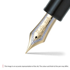 Sailor Professional Gear Realo Fountain Pen (21K Broad) Black with Gold Trims