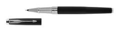 Parker Aster Matte Black Chrome Trim Roller Ball Pen