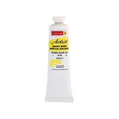 CAMEL HEAVY BODY ACRYLIC PAINT - HANSA YELLOW LIGHT (196) - TUBE OF 40 ML