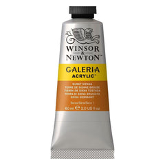 WINSOR & NEWTON GALERIA ACRYLIC COLOUR - TUBE OF 60 ML - BURNT SIENNA (074)