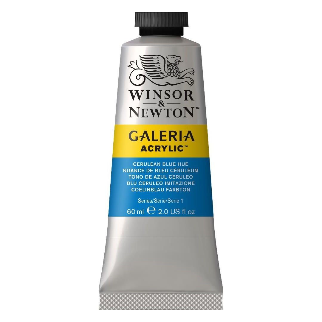 WINSOR & NEWTON GALERIA ACRYLIC COLOUR - TUBE OF 60 ML - CERULEAN BLUE HUE (138)