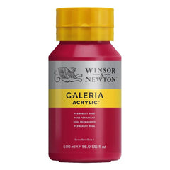WINSOR & NEWTON GALERIA ACRYLIC COLOUR - JAR OF 500 ML - PERMANENT ROSE (502)