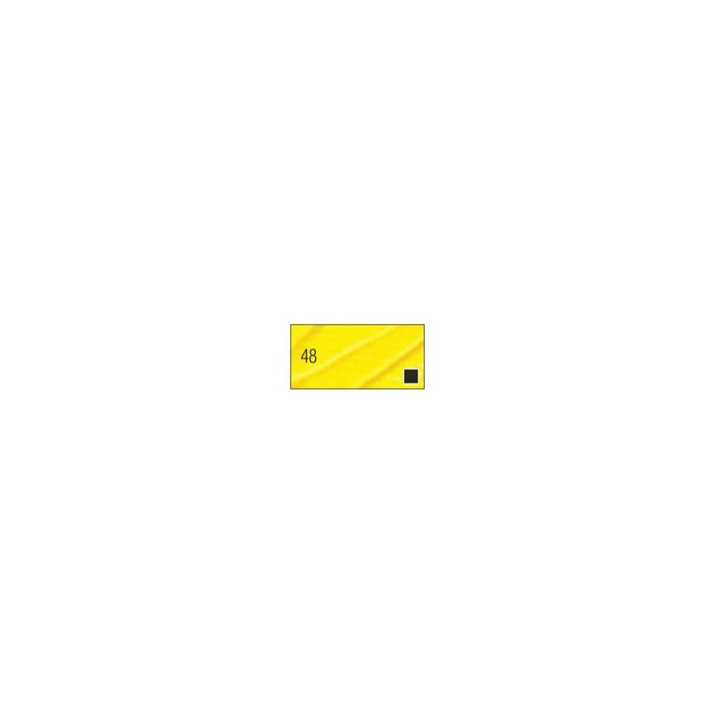 PEBEO HIGH VISCOSITY STUDIO ACRYLICS - OPAQUE PRIMARY YELLOW (48) - JAR OF 500 ML