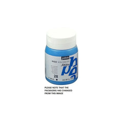 PEBEO HIGH VISCOSITY STUDIO ACRYLICS - CERULEAN BLUE (28) - JAR OF 500 ML