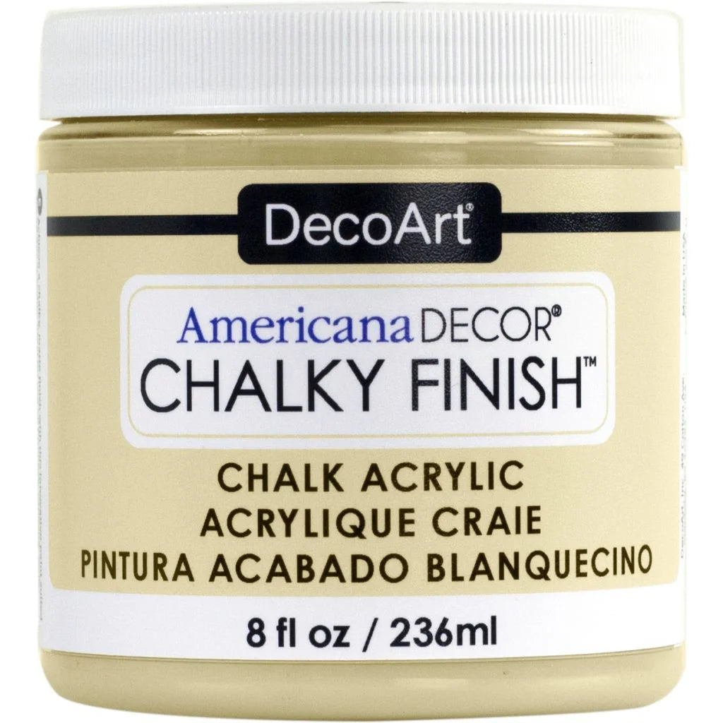 DECOART AMERICANA DÉCOR - CHALKY FINISH - ULTRA MATTE PAINT - 236 ML (8 OZ) BOTTLE - TIMELESS (04)