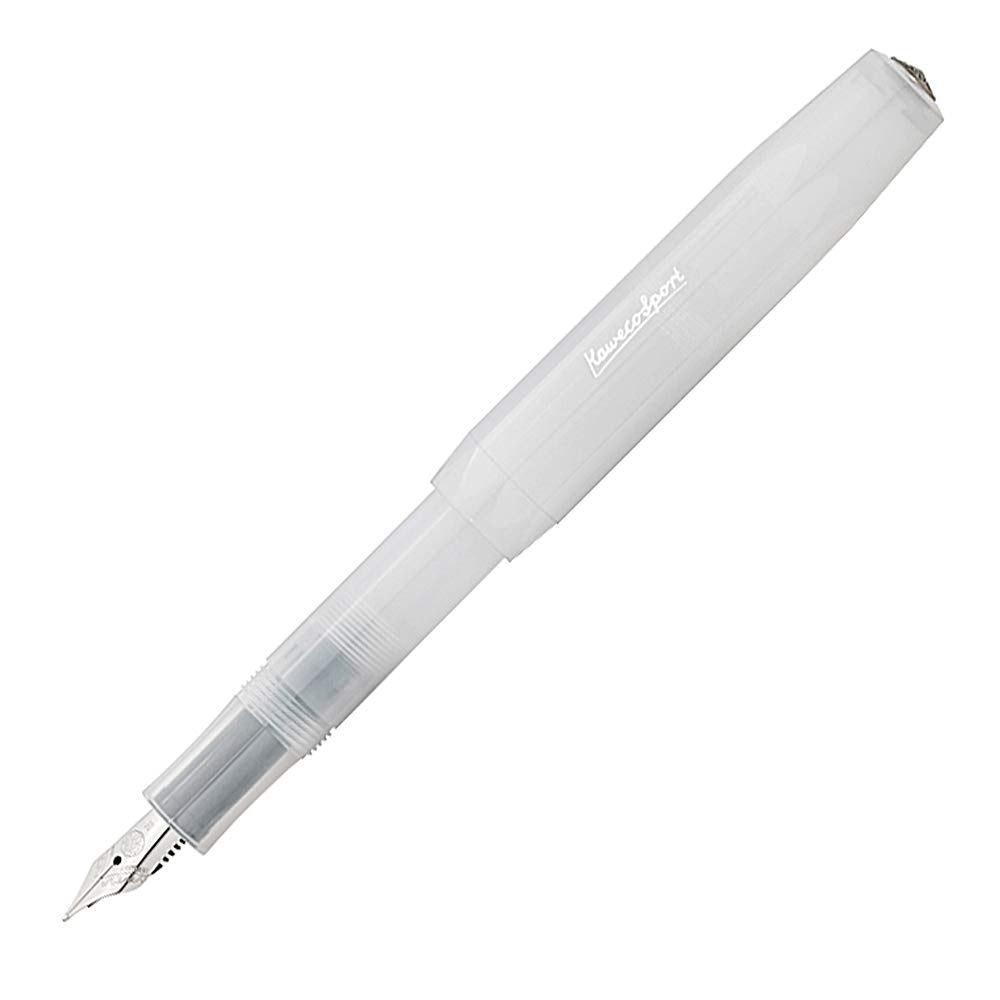 Kaweco FROSTED SPORT Fountain Pen Natural Coconut, Fine Nib