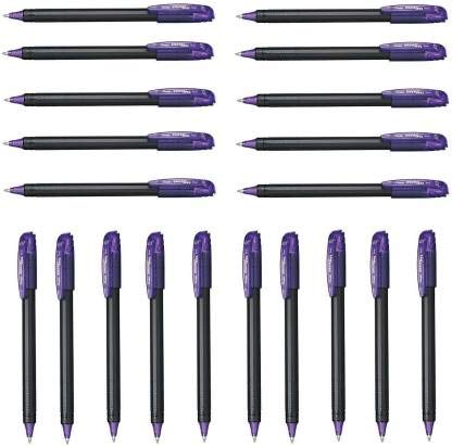Pentel EnerGel Roller Gel Pen 0.7MM - Pack of 20 (Violet)