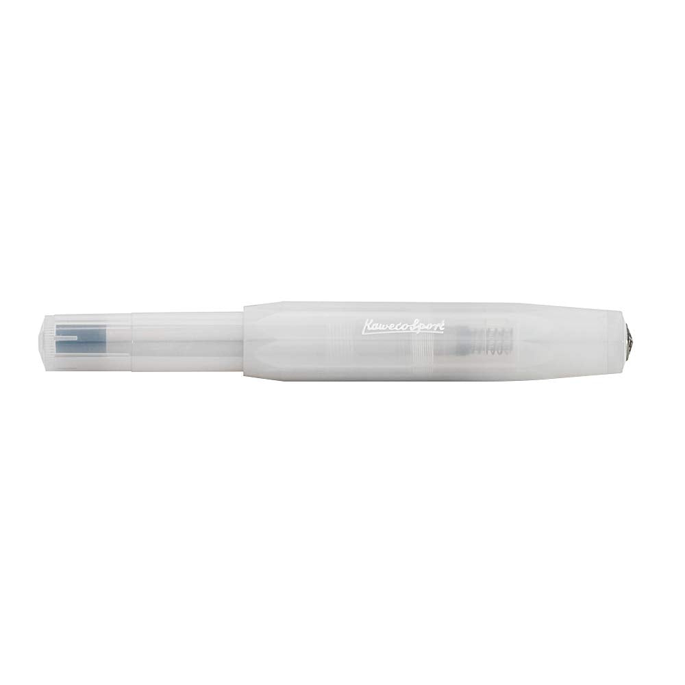 Kaweco FROSTED SPORT Fountain Pen Natural Coconut, Fine Nib