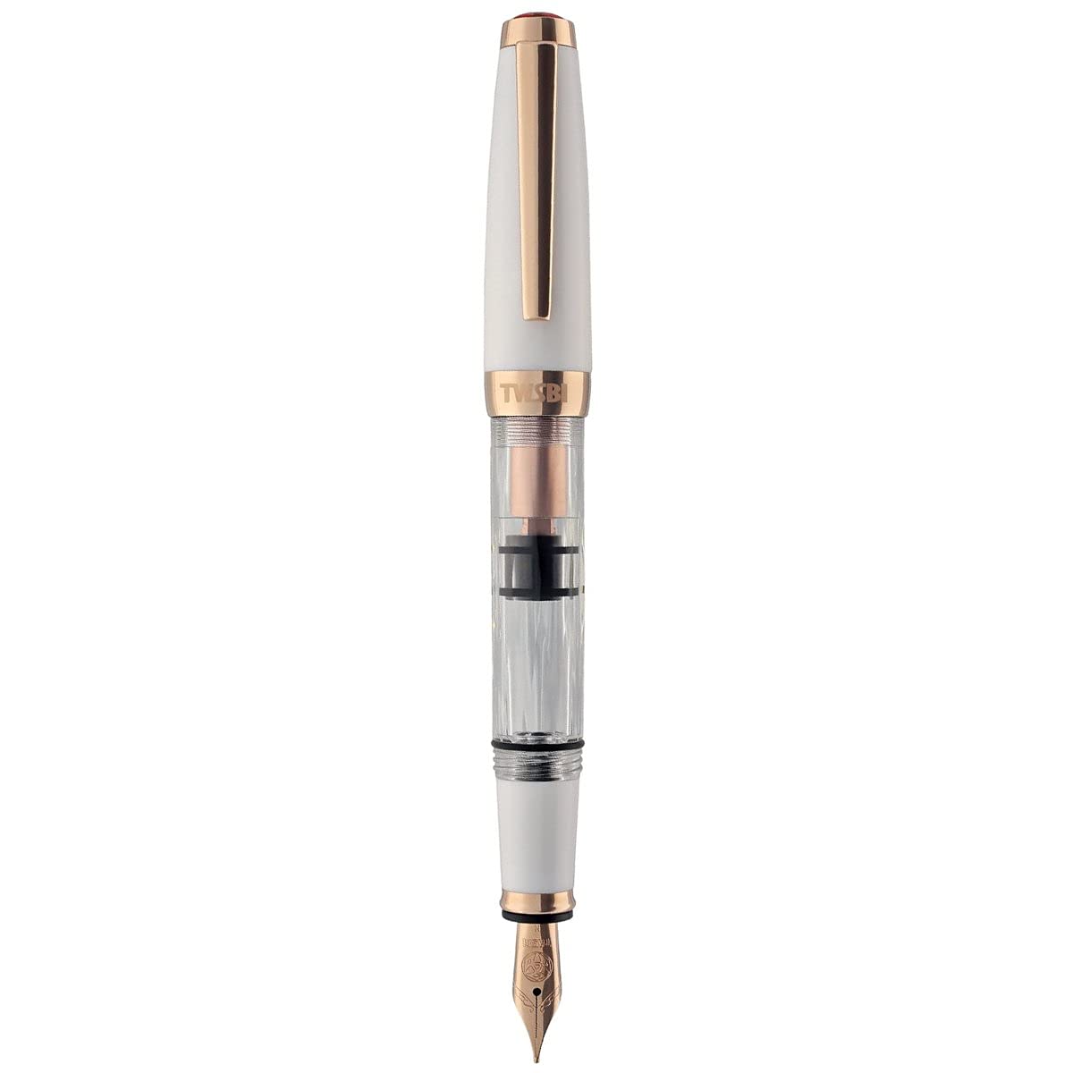 TWSBI, Fountain Pen - DIAMOND MINI WHITE ROSE GOLD II.(Medium)