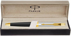 Parker Aster Shiny Trim Ball Pen (Black Gold)