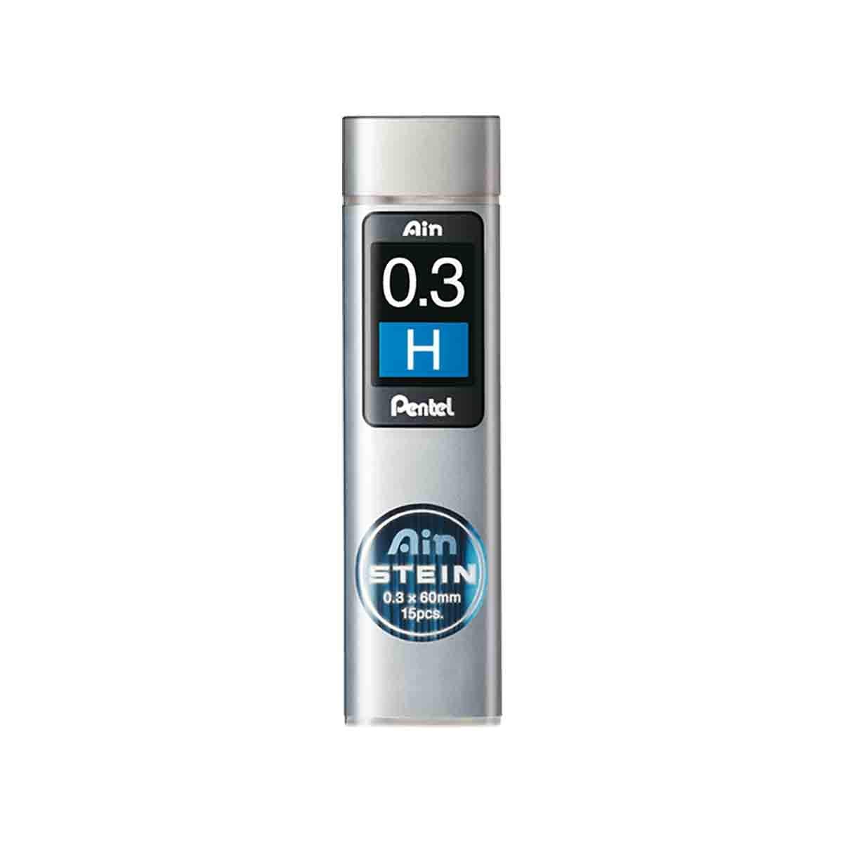 Pentel Mechanical Pencil Lead, Ain Stein, 0.3mm, H (C273-H)