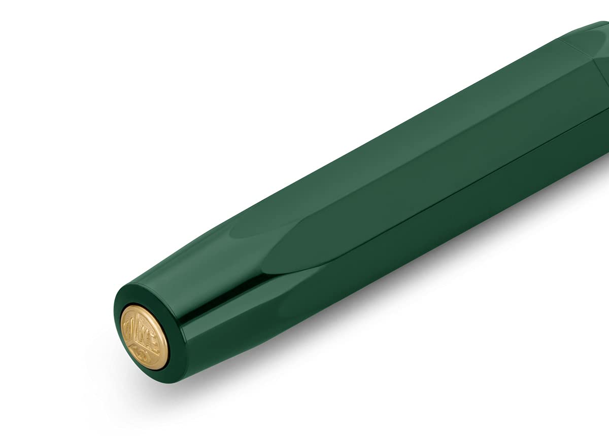 KAWECO CLASSIC SPORT GREEN FOUNTAIN PEN, FINE NIB
