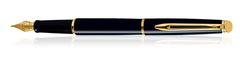 Waterman Hemisphere Mars Black GT FP Pen(Medium Nib)