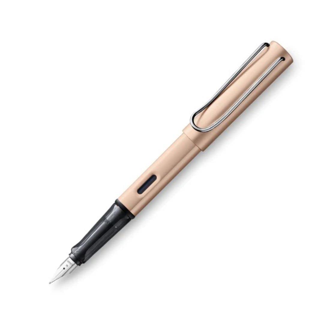Lamy Al-Star 050 Fine Tip Fountain Pen | Aluminium, Cosmic Anodized | Steel Nib, Polished | With Ink Cartridge T 10 | Smooth Refillable Pen With Converter Filling System Z 28 | Blue Ink, Pack Of 1