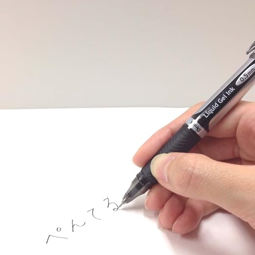 Pentel BLN55-A Gel Ink Ballpoint Pen, 0.5 Black, 10 Count
