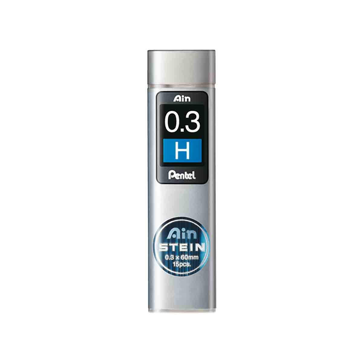 Pentel Mechanical Pencil Lead, Ain Stein, 0.3mm, H (C273-H)
