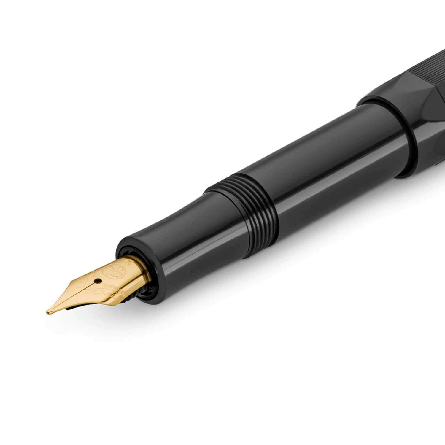 Kaweco Classic Sport Fountain Pen-Guilloche Black (Medium Nib)