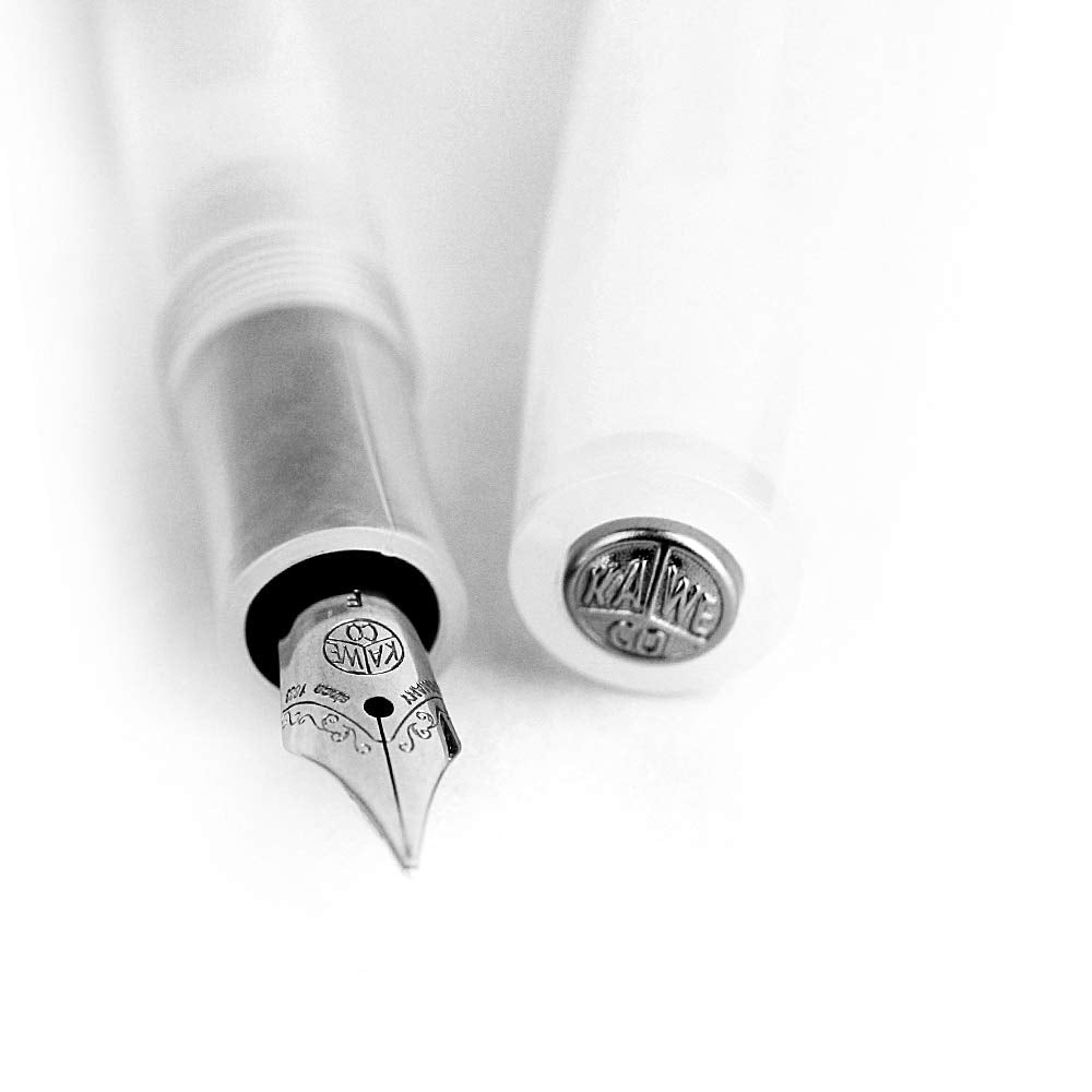 Kaweco FROSTED SPORT Fountain Pen Natural Coconut, Fine Nib
