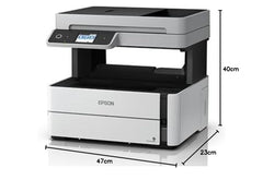 Epson Ecotank Monochrome M3170 All-in-One Duplex Wi-Fi Inktank Printer, White