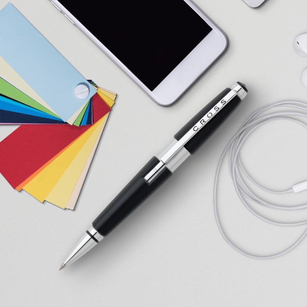 Cross Edge Roller Ball Pen, Jet Black
