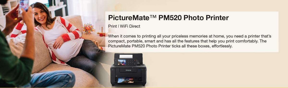 Epson Picturemate PM-520 Photo Colour Printer, Black