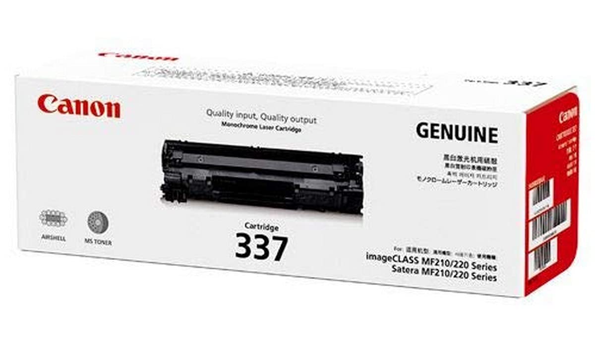 Canon CRG 337 Laser Toner Cartridge, Black, Standard