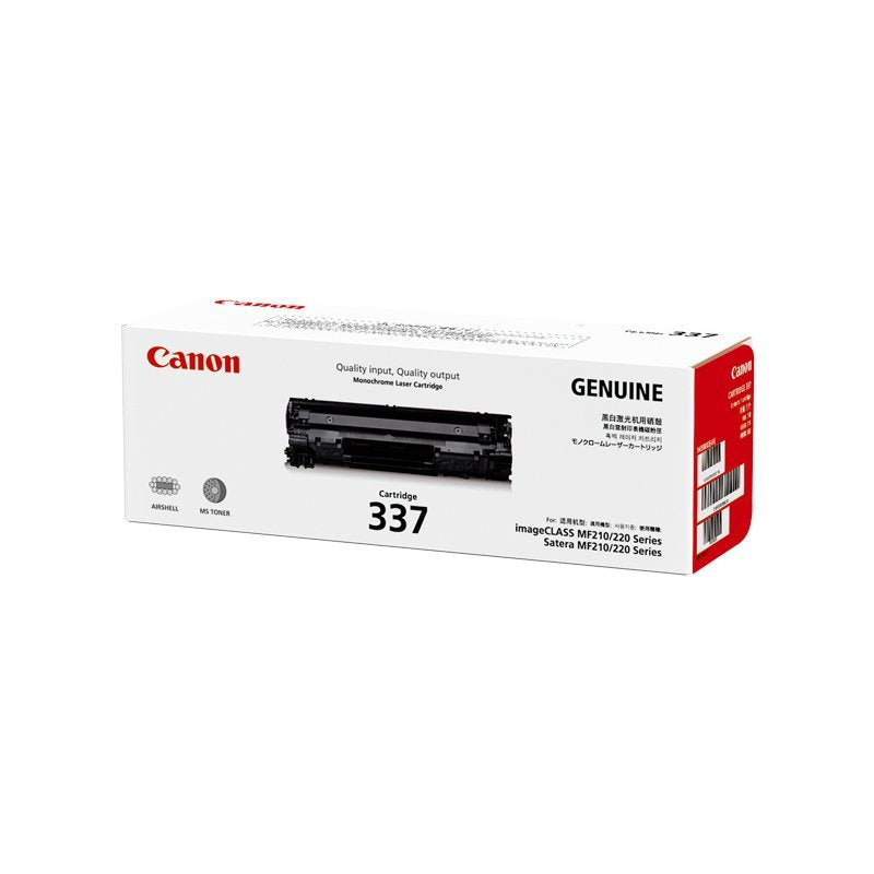 Canon CRG 337 Laser Toner Cartridge, Black, Standard