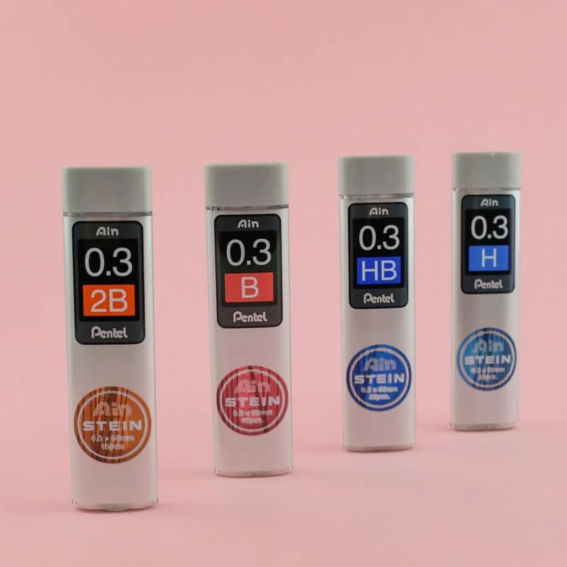 Pentel Mechanical Pencil Lead, Ain Stein, 0.3mm, H (C273-H)