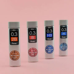 Pentel Mechanical Pencil Lead, Ain Stein, 0.3mm, H (C273-H)