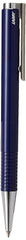 Lamy Logo M + Ballpoint Pen Box Pack | Plastic Shiny Blue | Fittings - Steel Polished With Giant Refill M 16 M | Smudge Free Writing, Smooth Refillable Pen | Black Ink, Pack Of 1