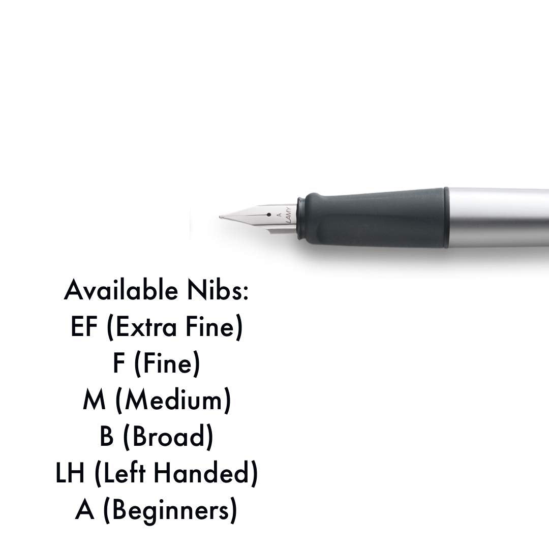 LAMY nexx M Medium Nib Fountain Pen with Converter Z28 Anthracite