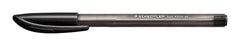 STAEDTLER 4320 M-9 Stick Rainbow Ballpoint Pen - Black (Box of 10)
