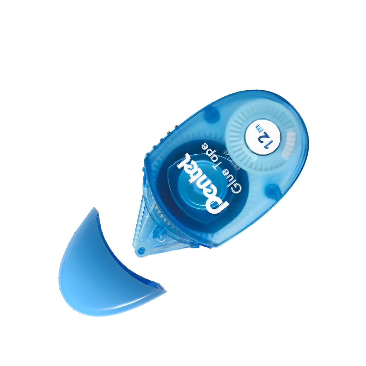 Pentel Transparent Glue Tape | Non-Toxic & Strong Adhesive Tape | 12M Long Lasting Tape | 6mm x 12m | Pack of 2