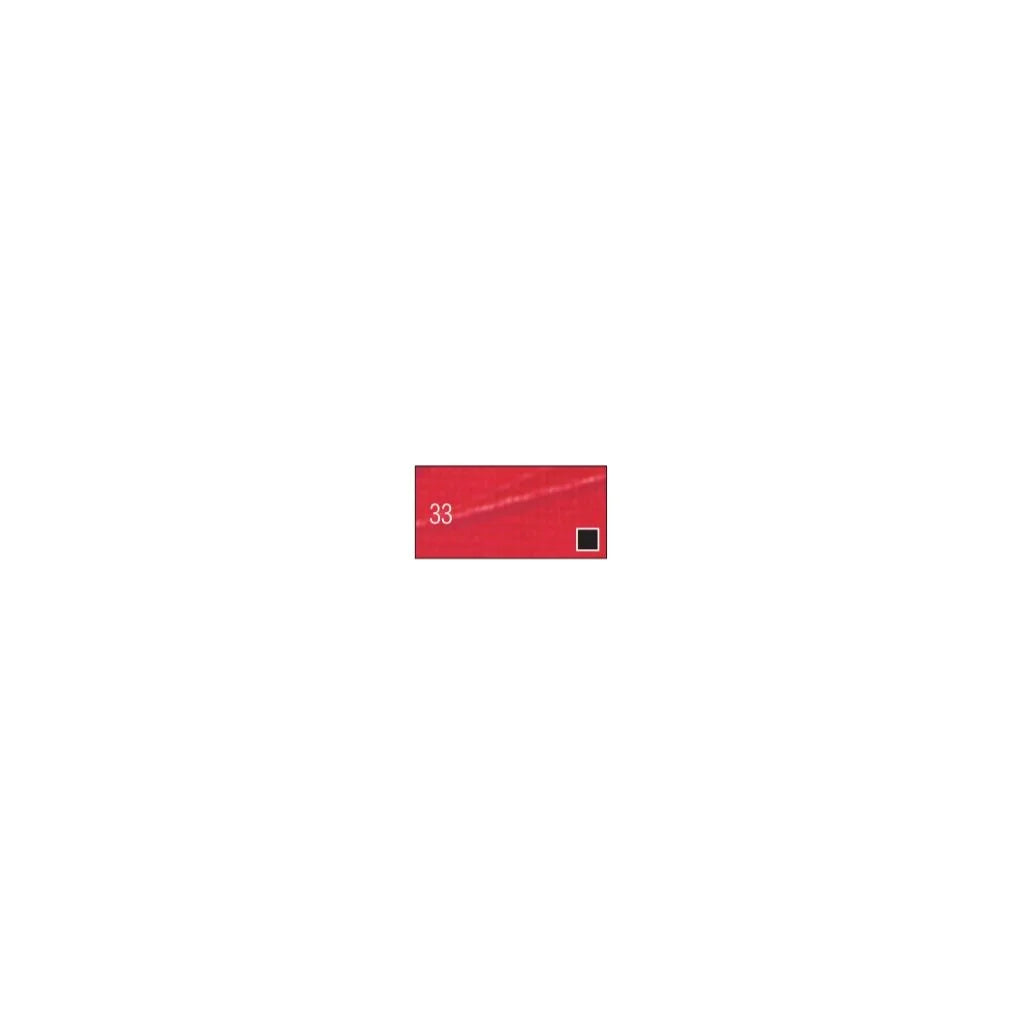 PEBEO HIGH VISCOSITY STUDIO ACRYLICS - CADMIUM RED HUE (33) - TUBE OF 100 ML