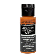 DECOART AMERICANA MULTI SURFACE SATIN ACRYLIC PAINT - 59 ML (2 OZ) - PUMPKIN PATCH (511)