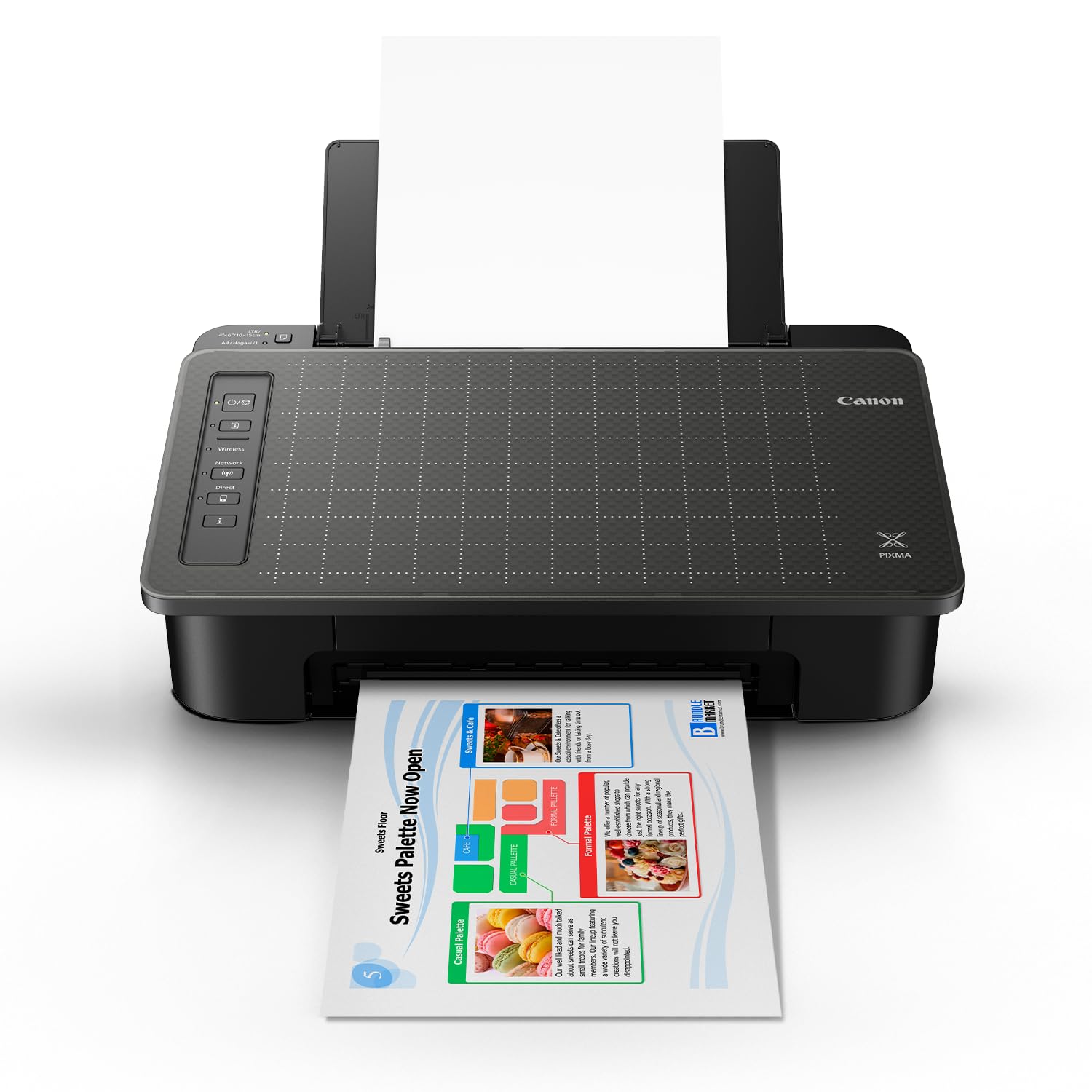 Canon Pixma TS307a Single Function Wireless Inkjet Colour Printer (Black), Standard