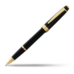 Cross Bailey Light Polished Black Resin and Gold Tone Rollerball Pen AT0745-9