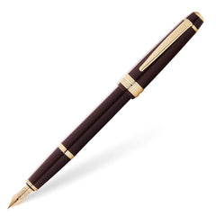 Cross Bailey Light Polished Black Resin and Gold Tone Fountain Pen AT0746-9MF