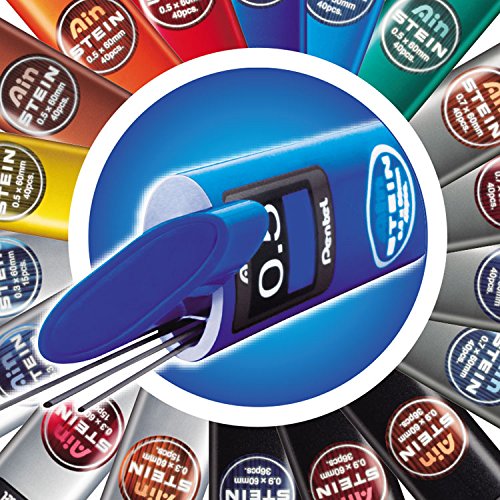 Pentel Ain Stein Mechanical Pencil Lead, 0.9mm B, 36 Leads (C279-B)
