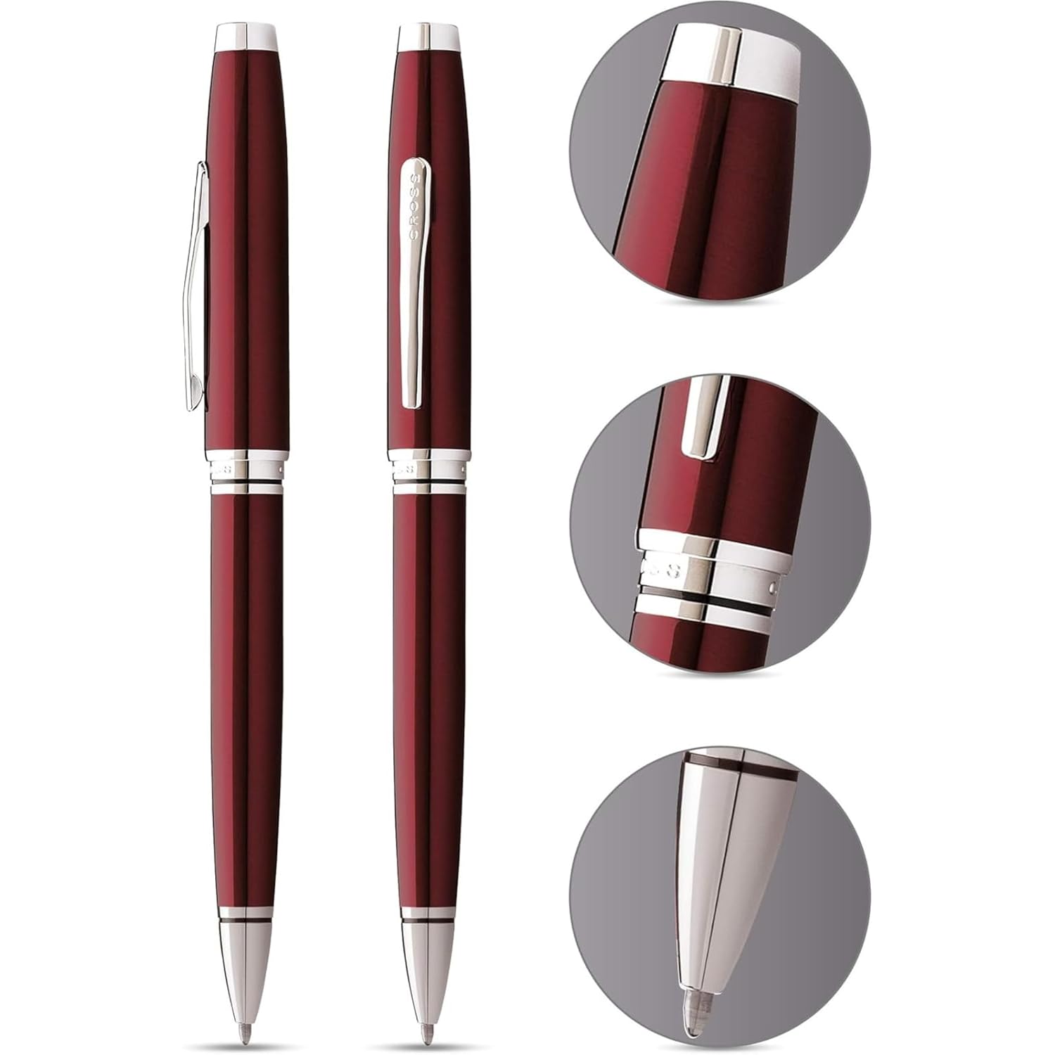 Cross Coventry Red Lacquer Ball Point Pen Bxd