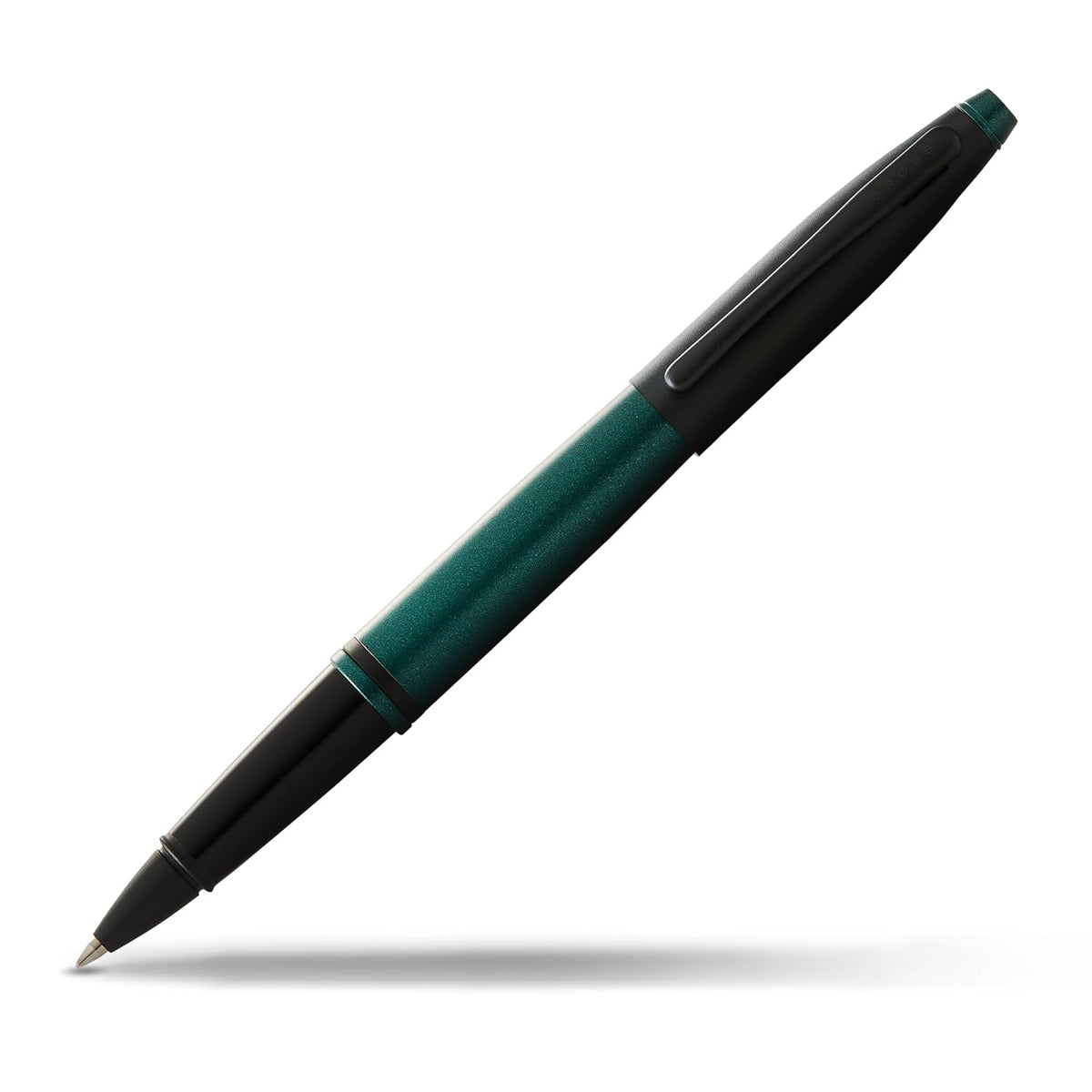 Cross Calais Matte Green and Black Lacquer Rollerball Pen