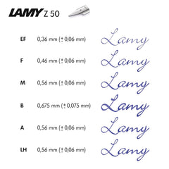 LAMY AL-Star 023 Fountain Pen - Tourmaline Aluminum Fountain Pen Nib Size M