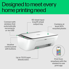 HP Ink Advantage 2876 WiFi Colour Printer - Print/Scan/Copy Ideal for Home