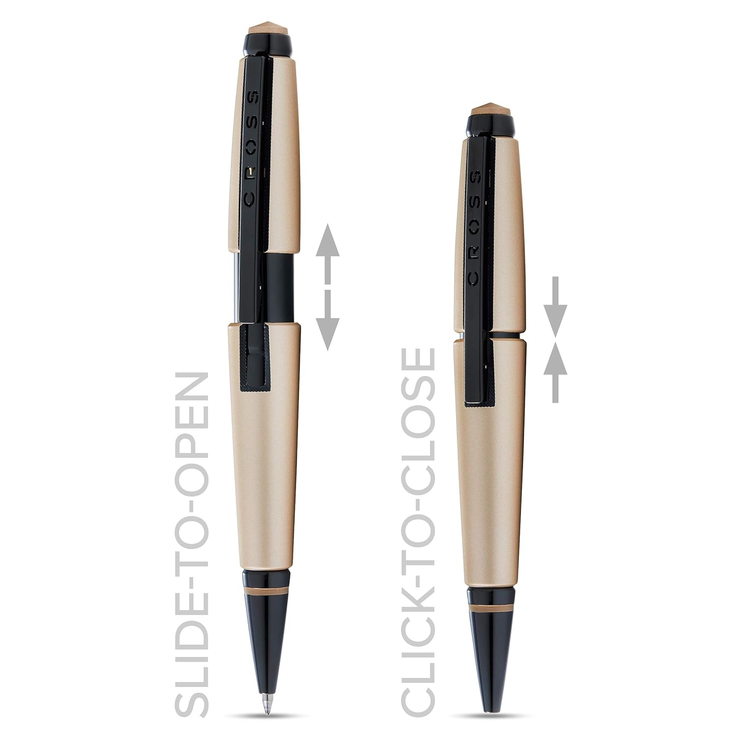 Cross Edge Matte Hazelnut Lacquer Gel Rollerball Pen