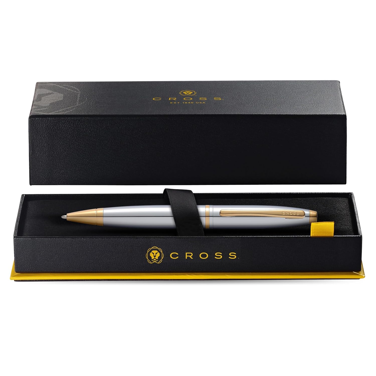 Cross Calais Medalist Chrome and Gold plate Ballpoint Pen (AT0112-15)