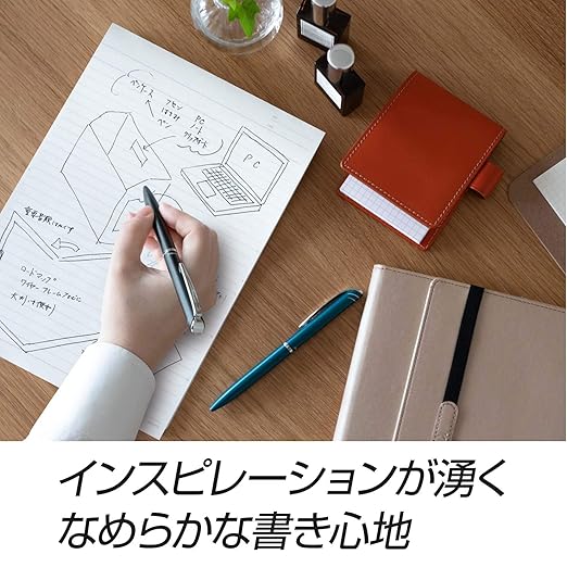 Pentel Gel Ink Ballpoint Pen Ener Gel Philography BLN2005S 05 Turquoise Blue Axis