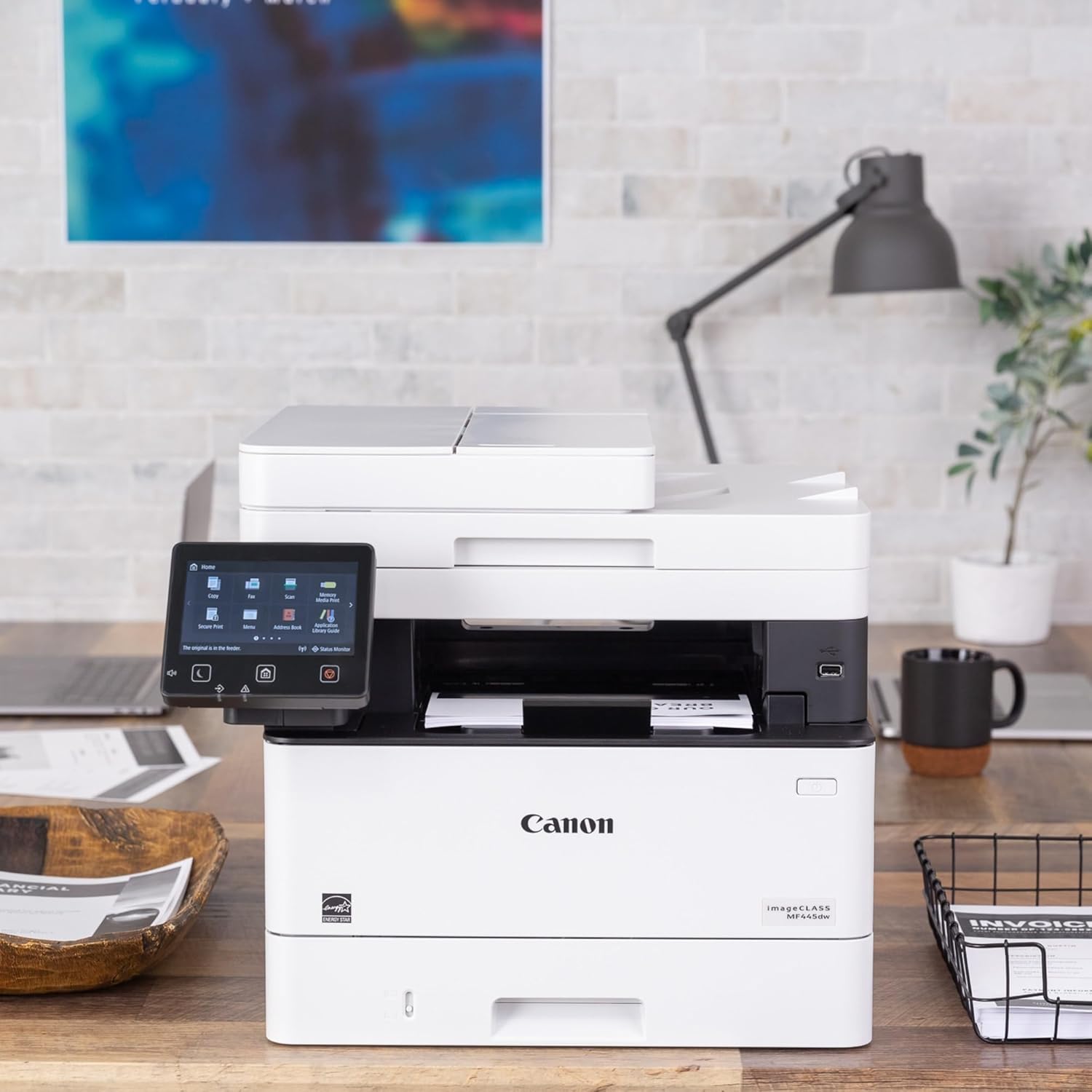 Canon Imageclass MF445dw - All in One, Wireless, Mobile Ready Duplex Laser Printer,