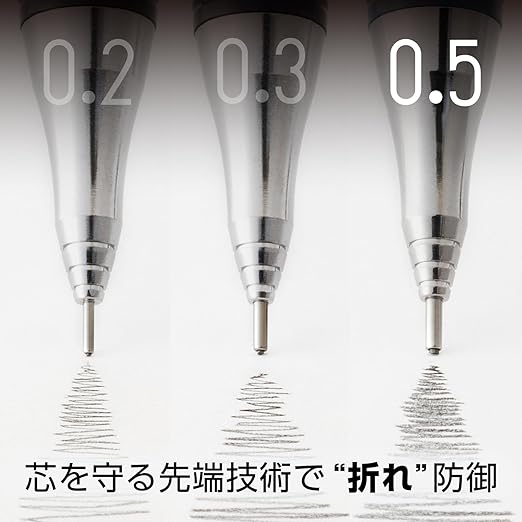 Pentel Core Not Break Mechanical Pencil, Berry Purple (XPP505-GV)