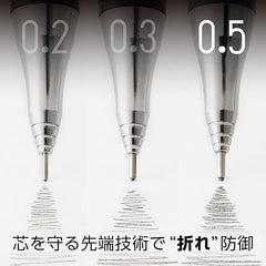 Pentel Core Not Break Mechanical Pencil, Berry Purple (XPP505-GV)